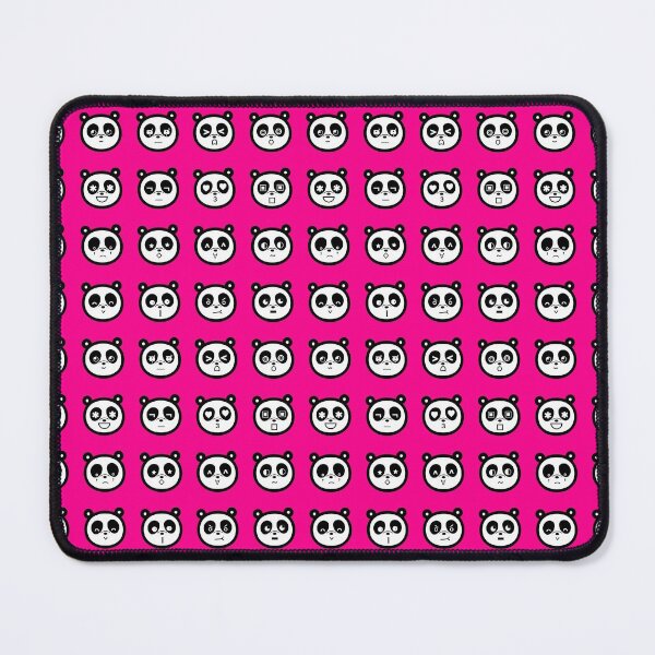 Item preview, A Panda's Many Faces (Hot pink) designed and sold by mixMixtli.