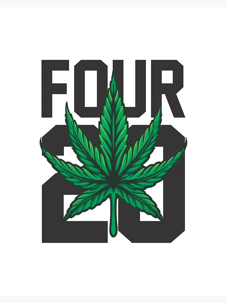 420 Weed Art Board Print for Sale by gijst