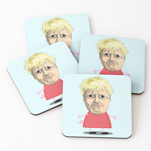 Artikelvorschau, Boris Johnson Schwein-Cartoon-Design entworfen und verkauft von Core Toggery.
