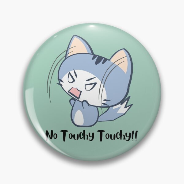 Item preview, No Touchy Touchy Cat designed and sold by SYNTASTIC.