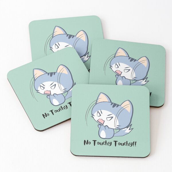 Item preview, No Touchy Touchy Cat designed and sold by SYNTASTIC.