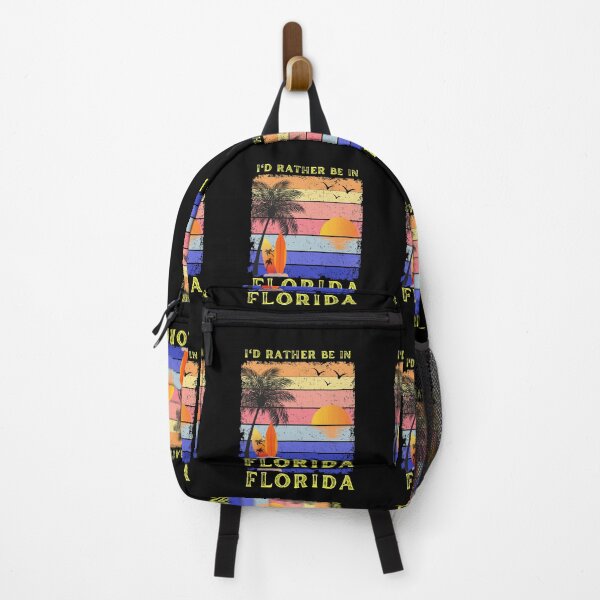 Item preview, I'd Rather Be In Florida, I Love Florida, Vintage Florida Sunset, Beach Lifestyle, Ocean Waves, For Surfers, Tropical Vacation designed and sold by Sun Sand & Sea Art.