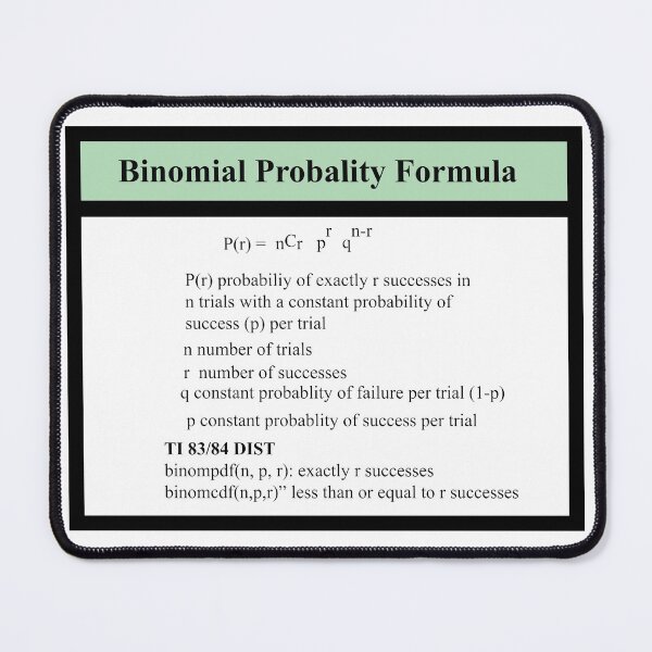 Item preview, Binomial Equation:  Statistics Notes from The Statistics Matrix designed and sold by Mark Stansberry.