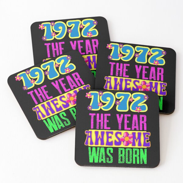 Item preview, 1972 Birthday The Year AWESOME Was Born 50 Years Old designed and sold by ittybittyowl.