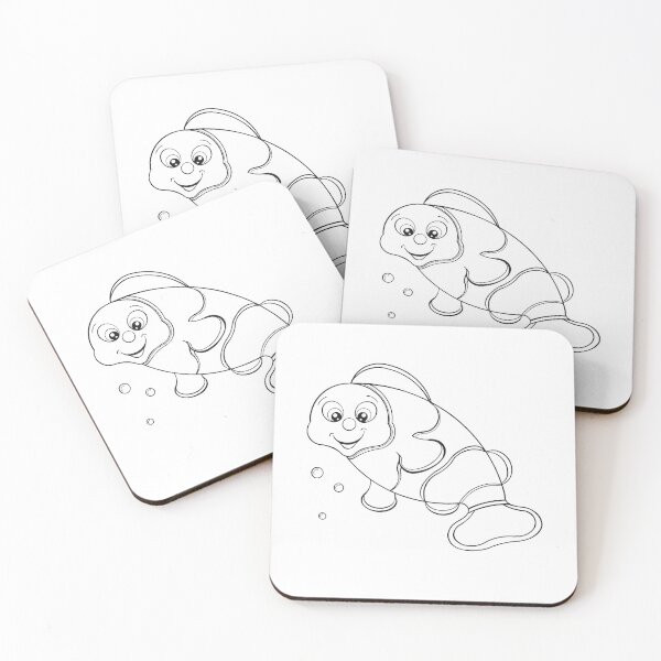 Item preview, Color Your Own Clown Fish designed and sold by GrandpaH.