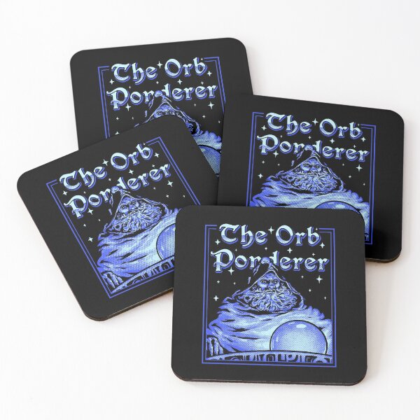 Item preview, The Orb Ponderer - Pondering Orb Wizard with Magic Ball Magician MEME designed and sold by Any Color Designs.