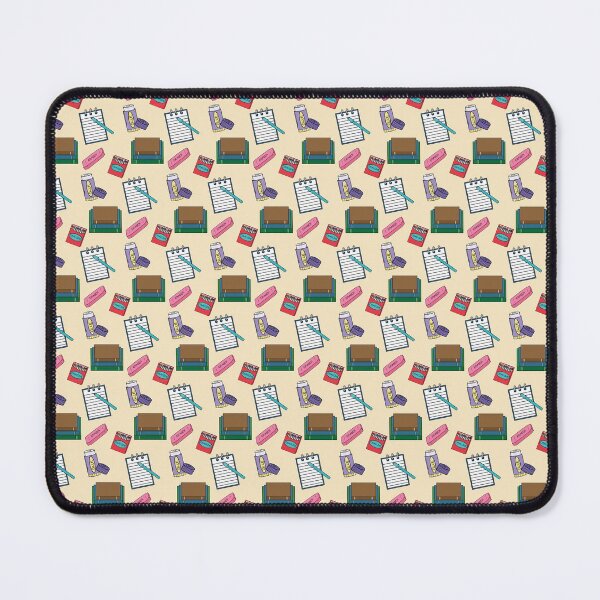 Item preview, Books, Crayons, Glue, and Eraser: School Supply Pattern designed and sold by StacyAnnDesigns.