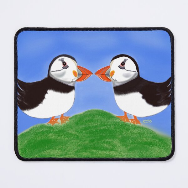 Item preview, Puffins Kisses Blue Skies designed and sold by Mayurachat K. Ni.