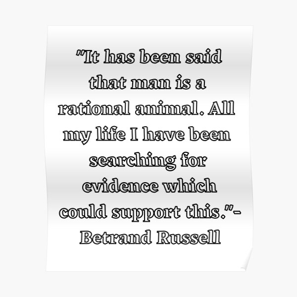 Rational Animal - Betrand Russell Rational Animal - Betrand Russell