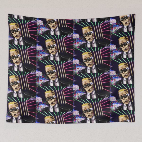 Item preview, Max Headroom-inspired Glitch-Horror design designed and sold by henwardhyckle.