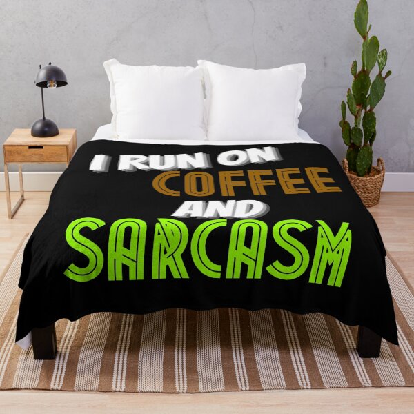 Item preview, I run on coffee and sarcasm small designed and sold by Seoul26.