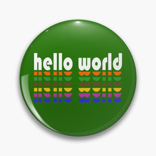 Item preview, Hello World funny white designed and sold by JesusStone.
