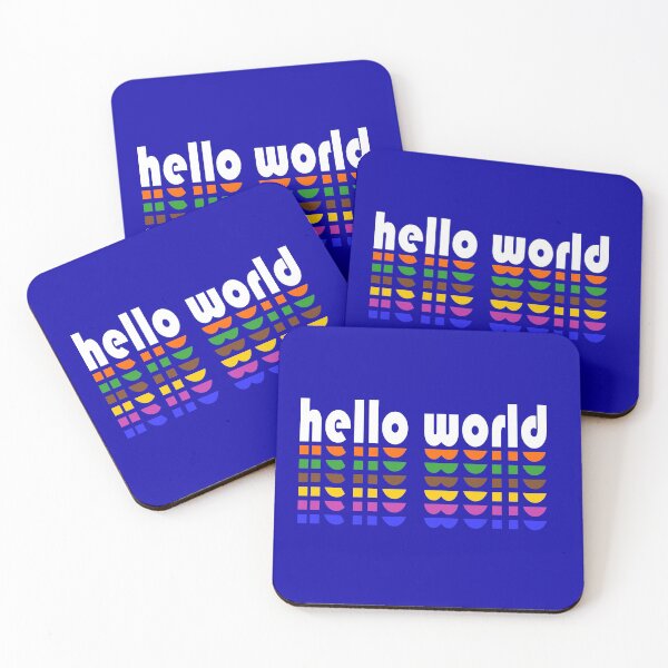 Item preview, Hello World funny white designed and sold by JesusStone.