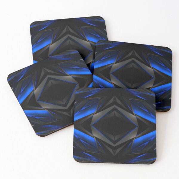 Item preview,    Black and Light blue 3D Texture  designed and sold by Gothic Fantasy.