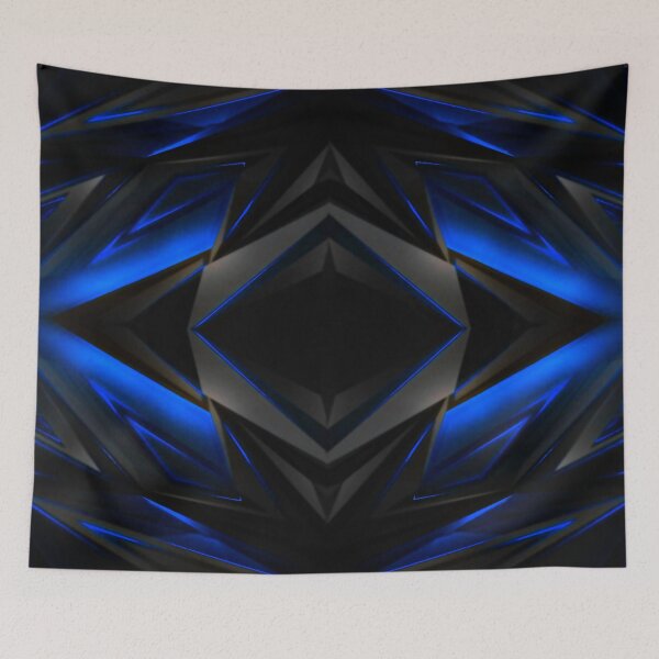 Item preview,    Black and Light blue 3D Texture  designed and sold by Gothic Fantasy.