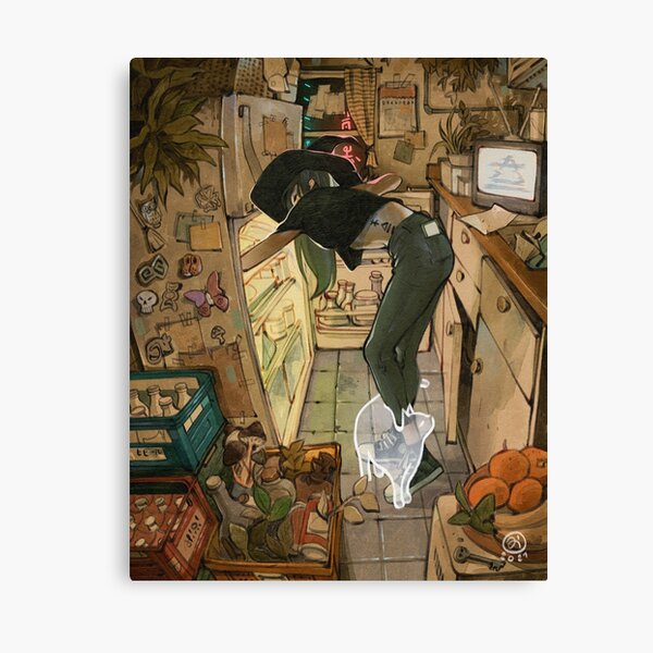 Snacking Canvas Print