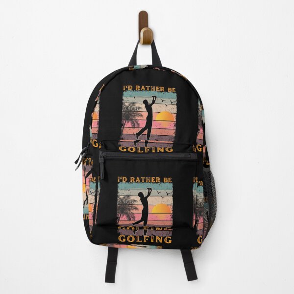 Item preview, I'd Rather Be In Golfing, I Love Golfing, Funny Sports, Vintage Golf Sunset, Golfer Lifestyle, For Golfers, Tropical Golf Game designed and sold by Sun Sand & Sea Art.