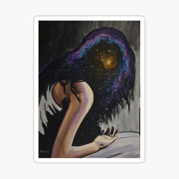 Weeping stars Sticker