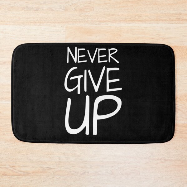 Item preview, Never Give Up Inspiring Motivation Quotes 4 Man's & Woman's T-Shirt designed and sold by Wanneer T-shirts Praten.