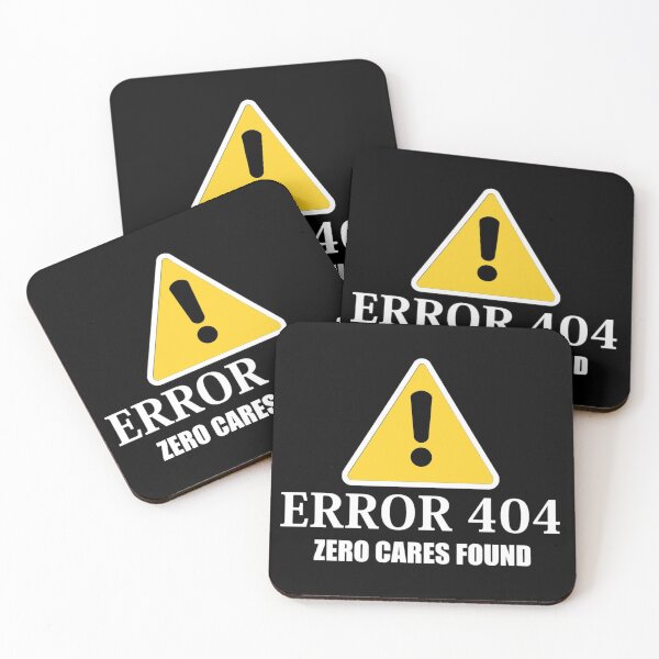 Item preview, Error 404 zero cares found designed and sold by pnkpopcorn.