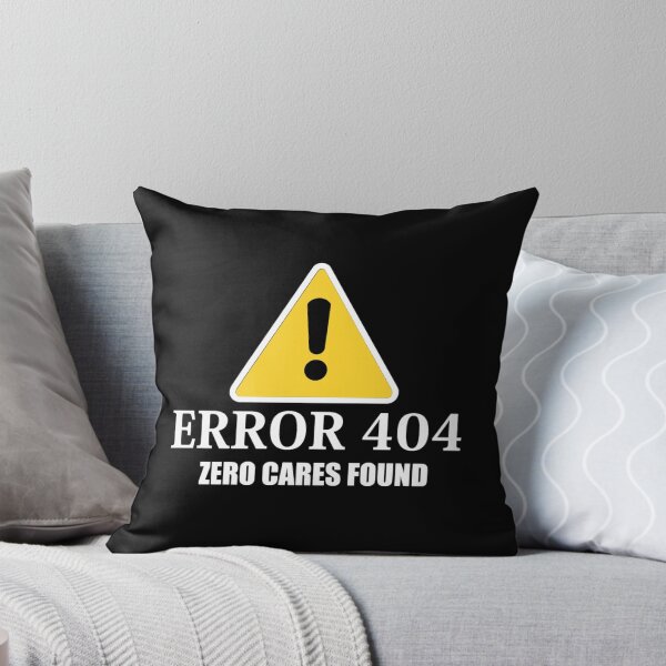 Item preview, Error 404 zero cares found designed and sold by pnkpopcorn.
