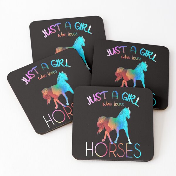 Item preview, Just A Girl Who Loves Horses Watercolor Horse  designed and sold by Kamnna.