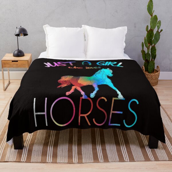 Item preview, Just A Girl Who Loves Horses Watercolor Horse designed and sold by Kamnna.
