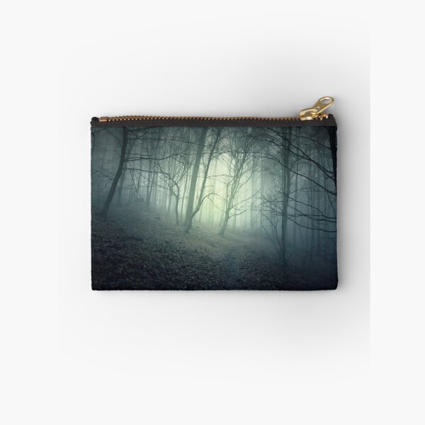 Item preview, Nightmare horror forest with blue light designed and sold by aquapixel.