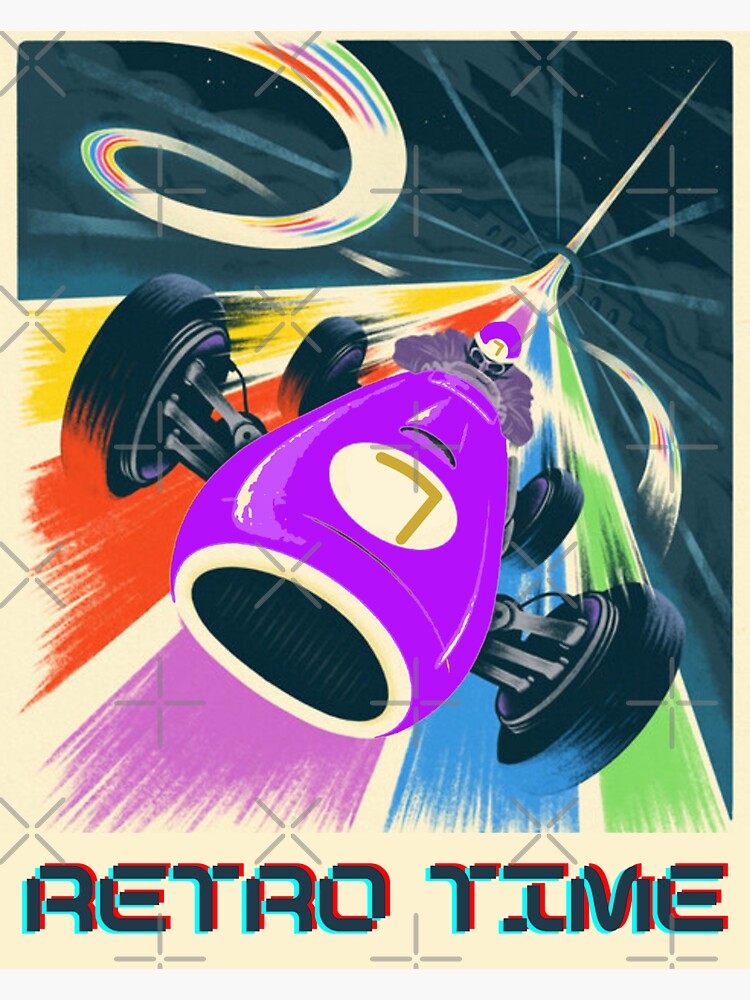 "Retro time" Sticker for Sale by ASCENCIO Redbubble