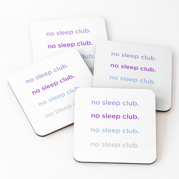 Item preview, no sleep club 4 Sticker Pack - Insomnia Asleep Naps  designed and sold by andrei49387.