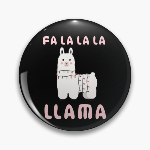 Item preview, Fa La La La Llama Christmas lights snowflakes designed and sold by StoreRahhal.