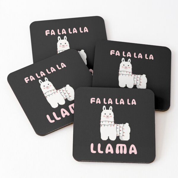 Item preview, Fa La La La Llama Christmas lights snowflakes designed and sold by StoreRahhal.