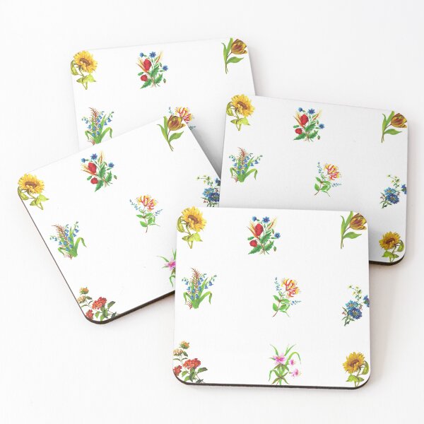 Item preview, Mixed Multicolor Flowers. Sunflowers, Red Poppy Flowers, Tulip, Blue Flowers, Iris designed and sold by silviaol.
