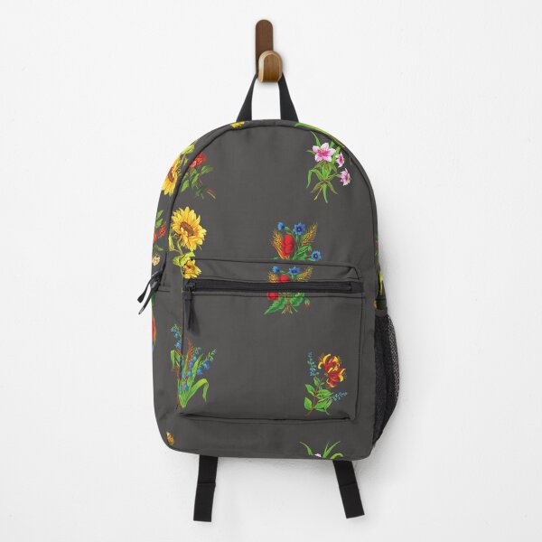 Artikelvorschau, Gemischte mehrfarbige Blumen. Sonnenblumen, rote Mohnblumen, Tulpen, blaue Blumen, Iris entworfen und verkauft von silviaol.