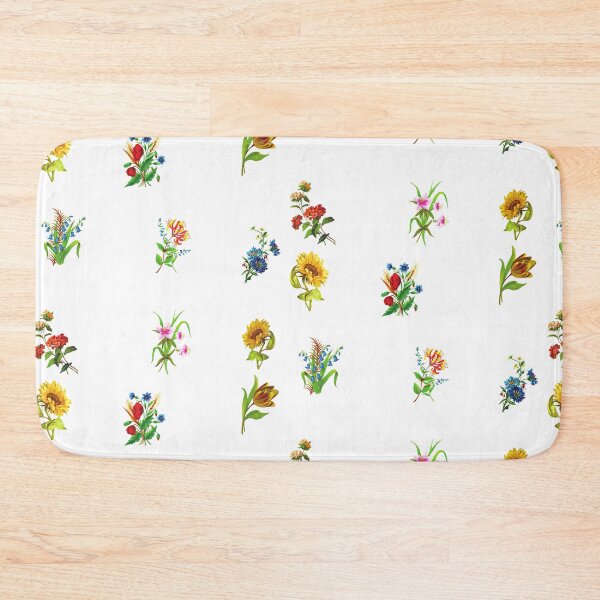 Item preview, Mixed Multicolor Flowers. Sunflowers, Red Poppy Flowers, Tulip, Blue Flowers, Iris designed and sold by silviaol.