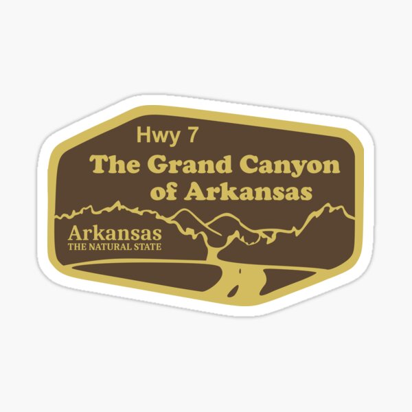 Item preview, The Arkansas Grand Canyon | Highway 7 designed and sold by arkantero.