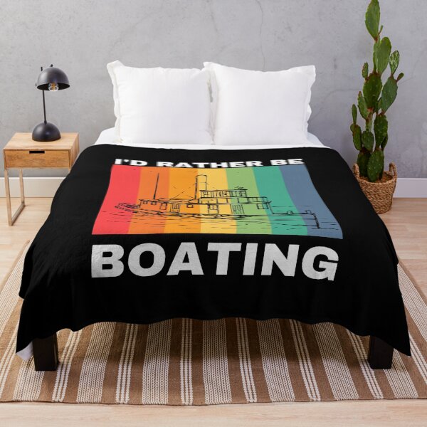 Item preview, I'd Rather Be Boating designed and sold by Crafty-Mornings.