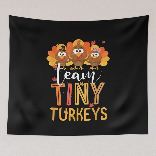 Item preview, Turkey Thanksgiving Team Tiny Turkeys Nurse Fall NICU Nurse T-Shirt designed and sold by JacobKelly069.