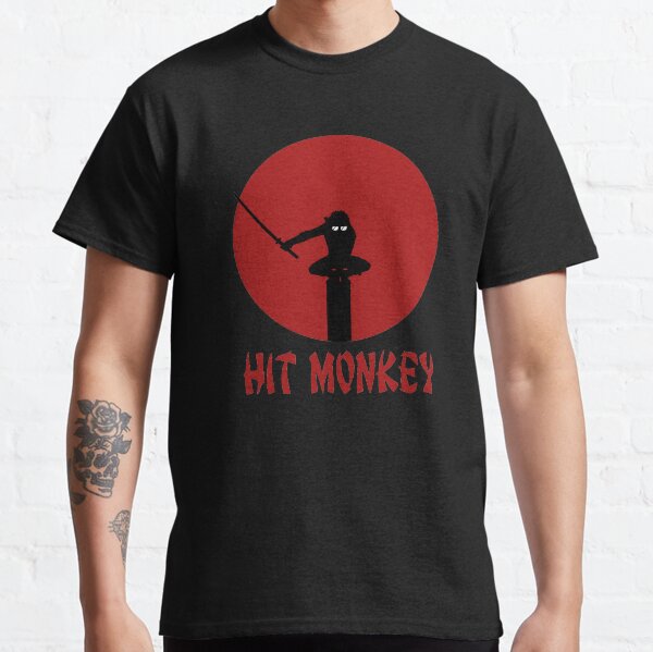 Hit Monkey Lune rouge T-shirt classique
