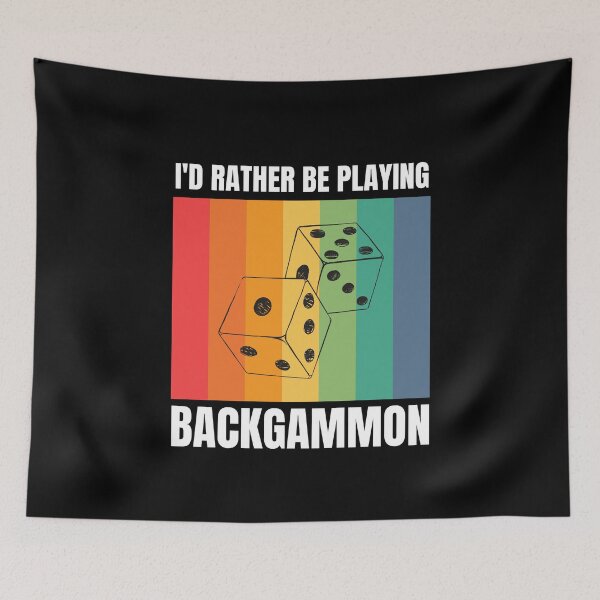 Item preview, I'd Rather Be Playing Backgammon designed and sold by Crafty-Mornings.
