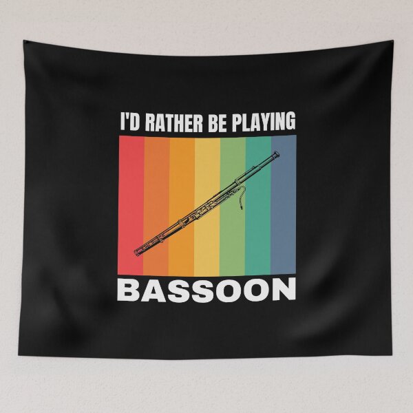 Item preview, I'd Rather Be Playing Bassoon designed and sold by Crafty-Mornings.