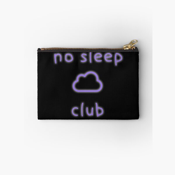 Item preview, no sleep club Glowing Sticker & Clothes Design - Insomnia Asleep Naps  designed and sold by andrei49387.
