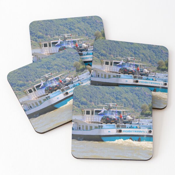 Item preview, Barge on the River Rhine designed and sold by FranWest.