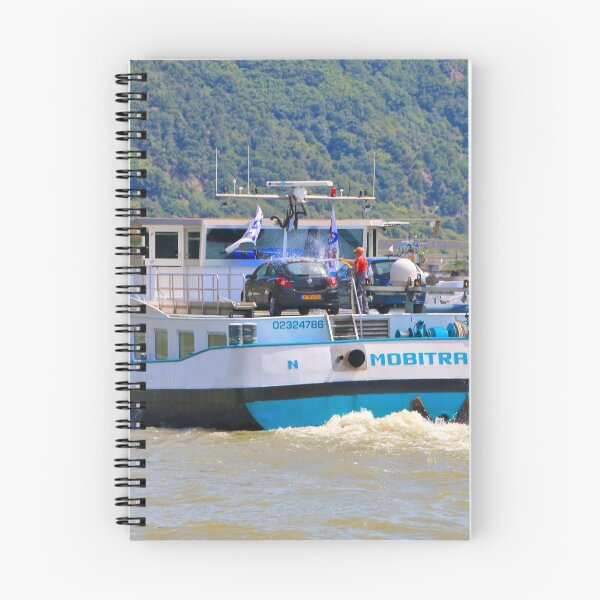 Item preview, Barge on the River Rhine designed and sold by FranWest.