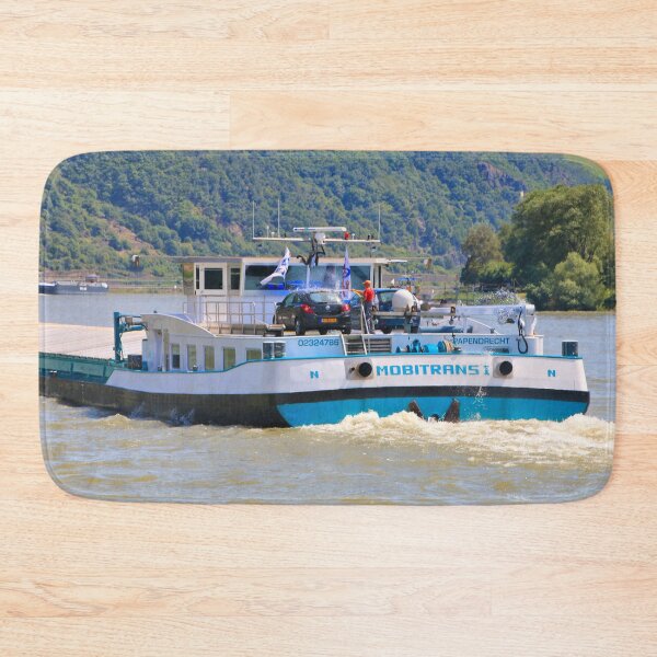 Item preview, Barge on the River Rhine designed and sold by FranWest.