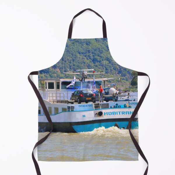 Item preview, Barge on the River Rhine designed and sold by FranWest.