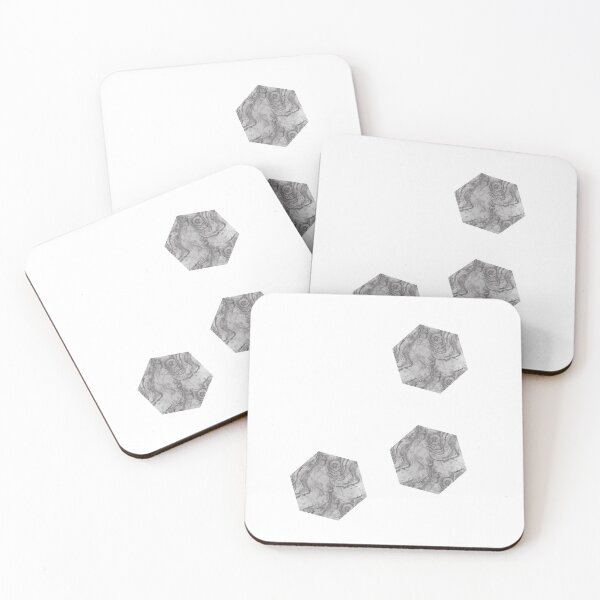 Item preview, Vector de formas abstractas hexagonales designed and sold by brookemiller801.