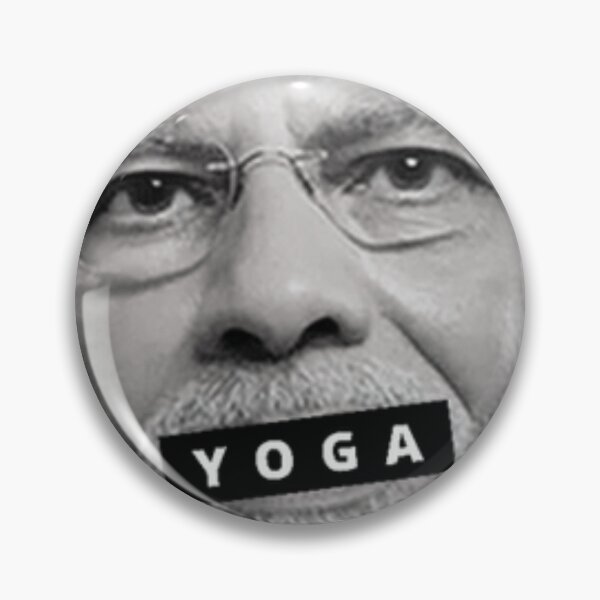 Item preview, Cool Narendra Modi Indian prime minister Black yoga designed and sold by Tiredmenphilo.