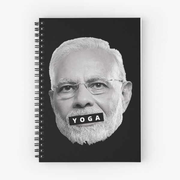 Item preview, Cool Narendra Modi Indian prime minister Black yoga designed and sold by Tiredmenphilo.
