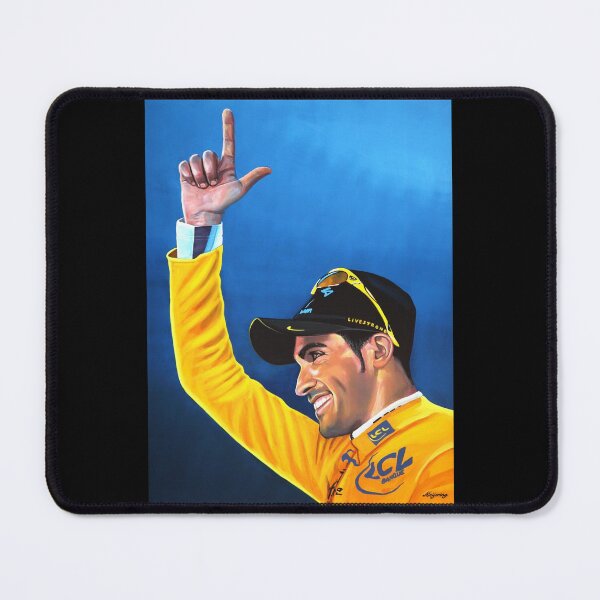 Item preview, Alberto Contador painting designed and sold by PaulMeijering.